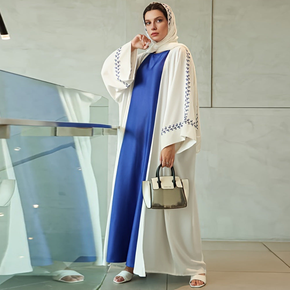 Women's Muslim Fashion Graceful Abaya Robe
