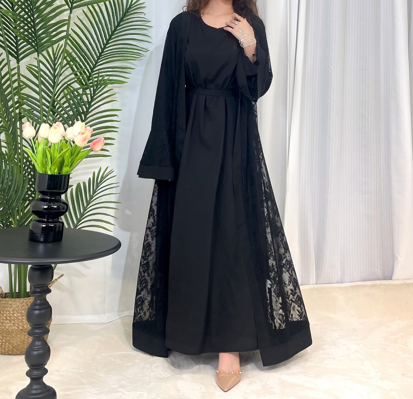 Fashion Silk Satin Traditional Women's Dress