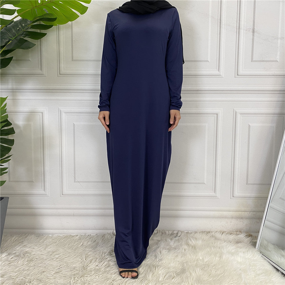 Fashion Women's Solid Muslim Cardigan Abaya