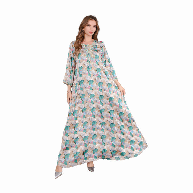 Women One Print Long Robe