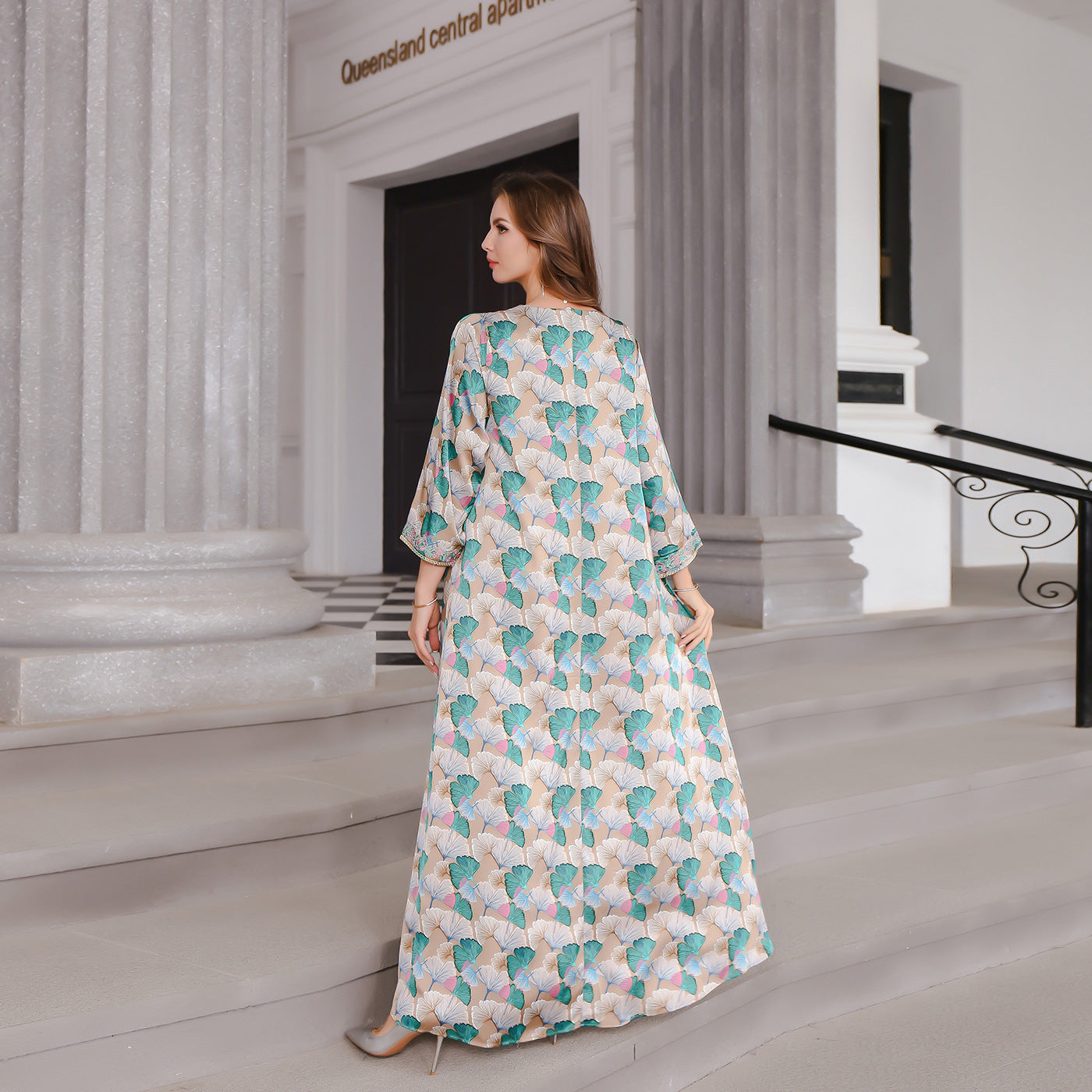 Women One Print Long Robe