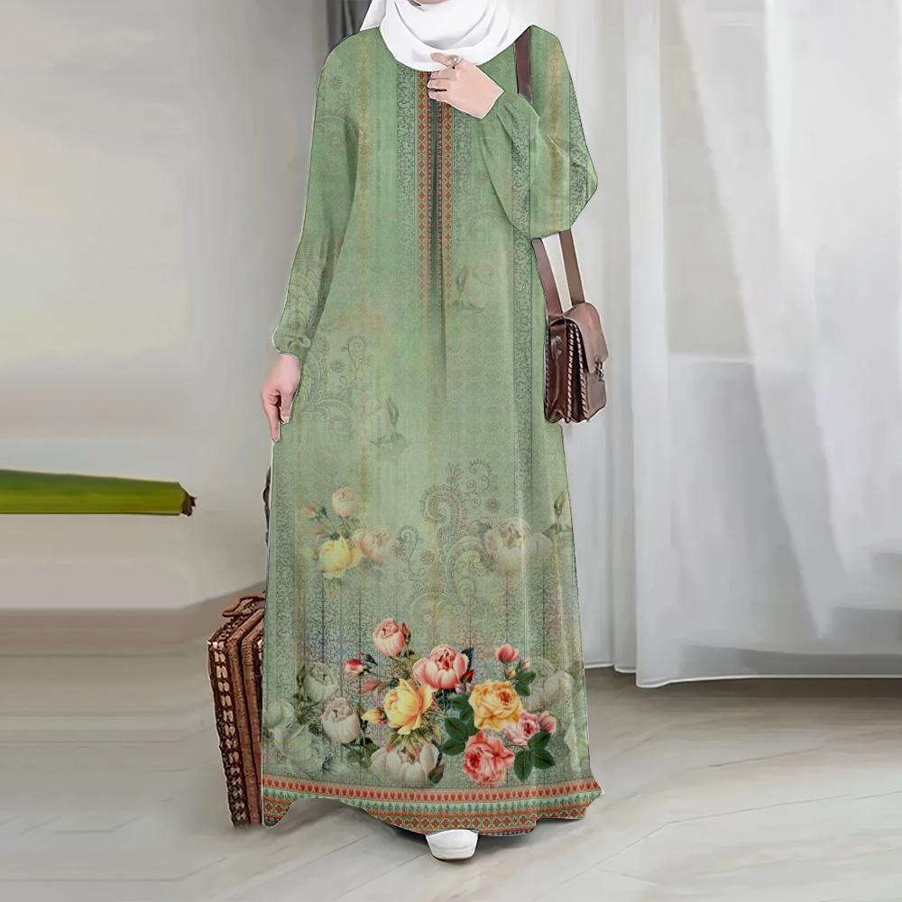 Womens Muslim Skirt With Long Sleeves