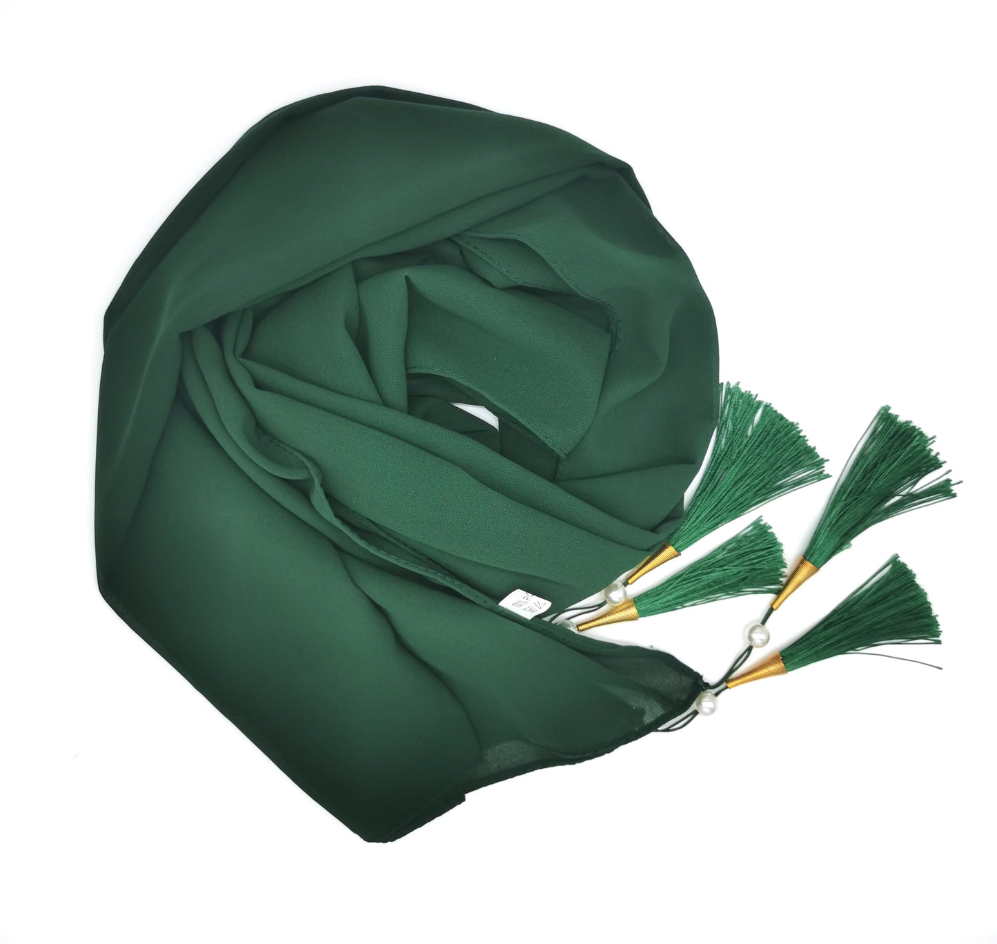 Four Corners Hijab With Tassel