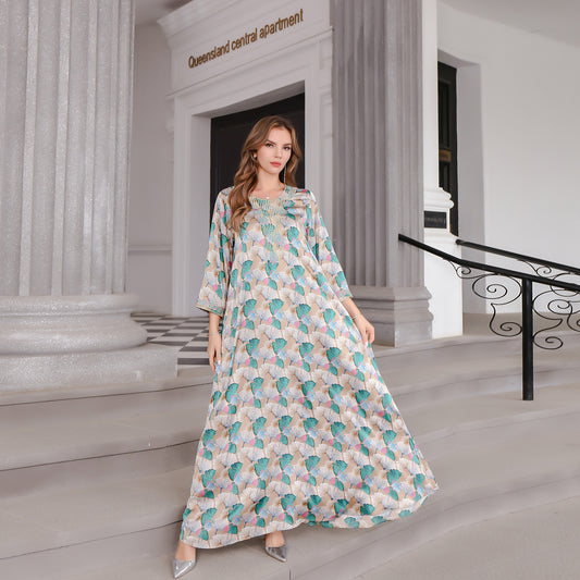 Women One Print Long Robe