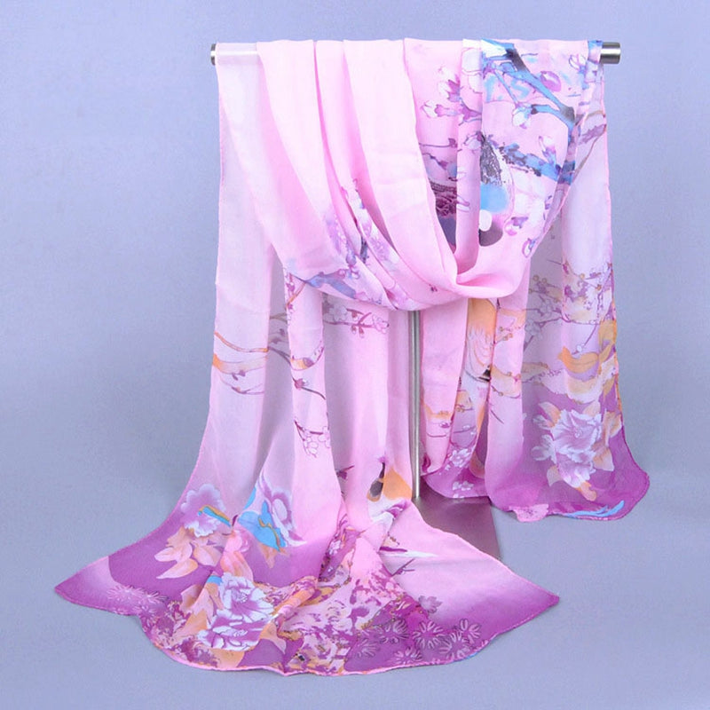 Chiffon Printed Scarf For Women